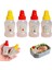 Bento Kutusu Aksesuarları Için Mini Ketçap Şişeleri, Mini Sos Şişeleri, Plastik Şişeler ve Kaplar, Boş Ketçap (Yurt Dışından) 4