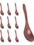 Ahşap Kaşıklar, 10 Parçalı Ahşap Çorba Kaşığı Seti, Uzun Saplı Doğal Ahşap Yemek Kaşıkları, Yemek Karıştırma, Sos Pişirme - 7,3 Inç (Yurt Dışından) 1
