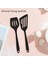 Adet Silikon Yuvalı Balık Çevirme Spatulası, Yapışmaz Pişirme Kapları Için Çevirme Spatulaları, Pişirme, Isıya Dayanıklı, Siyah (Yurt Dışından) 3