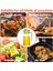 Mutfak, Zeytinyağı Dispenseri ve Yağ Püskürtücüsü Için 16 Oz Yağ Dağıtıcı Şişe - 470 ml Zeytinyağı Şişesi - Yağ Püskürtücü Yeşil (Yurt Dışından) 5