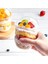100 Adet 360 ml Kapaklı Tatlı Kapları Tek Kullanımlık Puding Kapları Çorba, Dondurma, Dondurmalı Plastik Tek Kullanımlık Kaplar (Yurt Dışından) 4