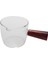 Cam Ölçü Kabı Espresso Shot Bardağı 75ML Üçlü Sürahi Barista Tek Ağızlı Ahşap Saplı (Yurt Dışından) 1