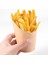 100 Adet Tek Kullanımlık Paket Servis Parti Tatlı Malzemeleri Pişirme Kek Yumurta Puf Patates Kızartması Cips Atıştırmalıklar Kraft Kağıt Bardak Tutucu, 300 ml (Kahverengi) (Yurt Dışından) 4