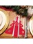 100 Adet Düzenleyici Masa Dekoru Bıçak ve Çatal Tutucu Çatal Bıçak Çantası Christmaselk Noel Ağacı Cep A (Yurt Dışından) 5