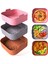 3 Adet Air Fryer Silikon Kaplamalar Kare Air Fryer Kaplamaları 8,2 Inç Air Fryer Tencere 4-8 Qt Air Fryer Sepet Aksesuarları (Yurt Dışından) 3