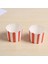 50X Cupcake Ambalaj Kağıdı Kek Kabı Pişirme Kapları Muffin Mutfak Pişirme Kırmızı Çizgiler (Yurt Dışından) 5