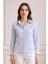 Afra x DeFacto Fitted Basic Düz Poplin Uzun Kollu Gömlek D3172AX25SM 1