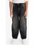 Erkek Çocuk Barrel Fit Düz Paça Jean Pantolon G1649A825AU 6