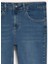 Crop Flare Fit Düşük Bel Bilek Boy Jean Yıkamalı Pantolon G2217AX25WN 8