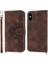 iPhone X/xs Çiçek 5 Kart Yuvası Tutucu Standı Kadın Erkek Gül Manyetik Cüzdan Kapaklı Koruyucu Telefon Kılıfı (Yurt Dışından) 1