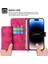 iPhone 13 Pro Max Çiçek 5 Kart Yuvası Tutucu Standı Kadın Erkek Gül Manyetik Cüzdan Kapaklı Koruyucu Telefon Kılıfı (Yurt Dışından) 5