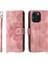 iPhone 15 Pro Max Çiçek 5 Kart Yuvası Tutucu Standı Kadın Erkek Gül Manyetik Cüzdan Kapaklı Koruyucu Telefon Kılıfı (Yurt Dışından) 1