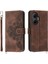 Xiaomi Poco F7 5g Çiçek 5 Kart Yuvası Tutucu Standı Kadın Erkek Gül Manyetik Cüzdan Kapaklı Koruyucu Telefon Kılıfı (Yurt Dışından) 1