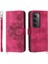 Xiaomi Redmi 15 Çiçek 5 Kart Yuvası Tutucu Standı Kadın Erkek Gül Manyetik Cüzdan Kapaklı Koruyucu Telefon Kılıfı (Yurt Dışından) 1