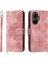 Xiaomi Poco F7 5g Çiçek 5 Kart Yuvası Tutucu Standı Kadın Erkek Gül Manyetik Cüzdan Kapaklı Koruyucu Telefon Kılıfı (Yurt Dışından) 1