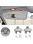 1 Adet Araba Güneşlik Tutucu Kancası 8U0857562A Araba Klipsleri Vidaları Bağlantı Elemanı - Audi A3 A6 C5 A4L A6 Q5 Q3 A5 Braket Gri (Yurt Dışından) 2