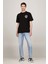 Tommy Jeans Baskılı Siyah Erkek T-Shirt DM0DM18300BDS 7