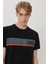 Erkek Siyah Regular Fit Bisiklet Yaka T-Shirt 2