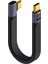 Usb4 Dirsek Kısa Kablo 13,5 cm Tip C Kablo 40 Gbps PD240W Şarj Kablosu (Yurt Dışından) 1