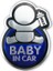 Bebek Araba Etiketi Bebek Gemide Araba Alüminyum Etiket Nissan X-Traıl Qashqai Skoda Octavia Fabia Renault Clio A (Yurt Dışından) 1