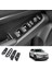 Honda Hrv Hr-V Vezel 2021 2022 Lhd Için Karbon Fiber Araba Cam Kaldırma Düğmesi Anahtarı Kapağı Döşeme Kapı Kol Dayama Paneli (Yurt Dışından) 3