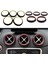 Mercedes Benz Ab Cla Gla Sınıfı W176 W246 2012-2018 Için 5 Adet Klima Havalandırma Çıkış Kapağı Trim Sticker Kırmızı (Yurt Dışından) 2