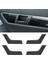 Mercedes-Benz W204 Karbon Fiber Dekorasyon Çerçeve Kapağı Iç Kalıpları Için 4 Adet Araba Kapısı Iç Kolu Paneli (Yurt Dışından) 2