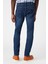 Slim Fit Dar Kesim Düşük Bel Taşlamalı Gri Esnek Larston Jean Denim Kot Pantolon 3