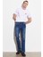 Texas Straight Fit Normal Bel Denim Esnek Jean Kot Pantolon 6
