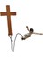 Isa Bungee Duvarı Haç Dekorasyonu Ev Ofisi Kilise Duvar Askısı Zıplayan Haç Christsavior Festivali Hediyesi Ev (Yurt Dışından) 1