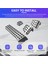 Mercedes-Benz W202 W203 W204 W124 W210 W211 W212 W218 X204 R172 R231 Ce Cls Glk Slk Için 4 Adet Paslanmaz Çelik Pedal (Yurt Dışından) 5