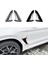 Araba Ön Yan Çamurluk Hava Çıkış Kapağı Trim Için Bmw X3 G01 X4 G02 2018+ Araba Styling Havalandırma Çamurluk Karbon Fiber (Yurt Dışından) 3