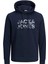 Jcotech Logo Sweat Hood Lacivert Erkek Sweatshirt 12216242-Navy 9