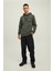 Jcotech Logo Sweat Hood Yeşil Erkek Sweatshirt 12216242-Fores 5