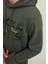 Jcotech Logo Sweat Hood Yeşil Erkek Sweatshirt 12216242-Fores 9
