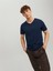 V Yaka Lacivert Erkek T-Shirt 12156102 10