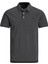 12136668 Erkek Jjepaulos Polo Ss Noos T-Shirt Dark Grey Malenge 6