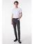 Slim Fit Dar Kesim Düşük Bel Taşlamalı Gri Esnek Larston Jean Denim Kot Pantolon 10