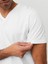 V Yaka Beyaz Erkek T-Shirt 12156102 10