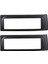 Renault Megane I Scenic 1996-2003 Için 2x 1 Din Radyo Fasya CD Gps DVD Stereo Panel Gösterge Paneli Montaj Kiti Çerçevesi (Yurt Dışından) 1