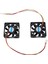 60MM 6cm Dc 12V 3 Pin Bilgisayar Kasası Cpu Soğutucu Soğutma Fanı Siyah 2 Adet (Yurt Dışından) 1