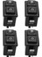 09/1986'DAN Itibaren Bmw E30 E24 E28 Için 4 Adet Aydınlatmalı Elektrikli Cam Tavan Anahtarı 61311381205 / 61 31 1 381 205 (Yurt Dışından) 3