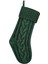 Aile Için Örgü Noel Çorapları - Yeşil Şömine Askılı Çoraplar (Yurt Dışından) 1