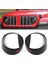 Jeep Wrangler Jl ve 4xe 2024 Aksesuarları Için Angry Bird Tarzı Ön Far Çerçeveleri Far Kapağı Kaplaması (Yurt Dışından) 3