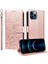 iPhone 13 Pro Max Sevimli Karikatür Köpek Manyetik Deri Kapaklı Koruyucu Telefon Kılıfı Cüzdan Kart Tutucu Bilek Kayışı (Yurt Dışından) 4