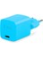 Smartcharger Gan 20W Pd Seyahat Hızlı Şarj Aleti + Usb-C - Usb-C 3A Kablo Neon Mavi 2SCG20CN 2