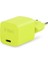 Smartcharger Gan 20W Pd Seyahat Hızlı Şarj Aleti + Usb-C - Usb-C 3A Kablo Neon Sarı 2SCG20CN 2