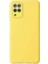 Samsung Galaxy A22 Kılıf Lansman Glass Kapak - Sarı 1
