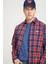 Regular Fit Kırmızı Erkek Gömlek W5A9R50 Uzun Kollu Gömlek 7