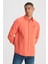 Loose Fit Turuncu Erkek Gömlek L66N205295B50 Uzun Kollu Gömlek 6